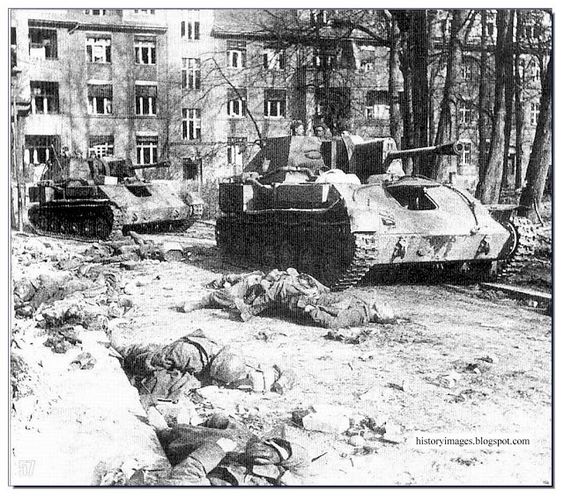 Russian tank in Belarus, spring 1944